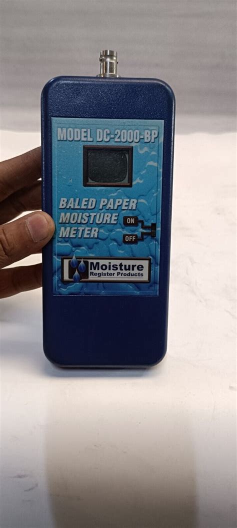 DC 2000 BP Bailed Paper Moisture Meter 